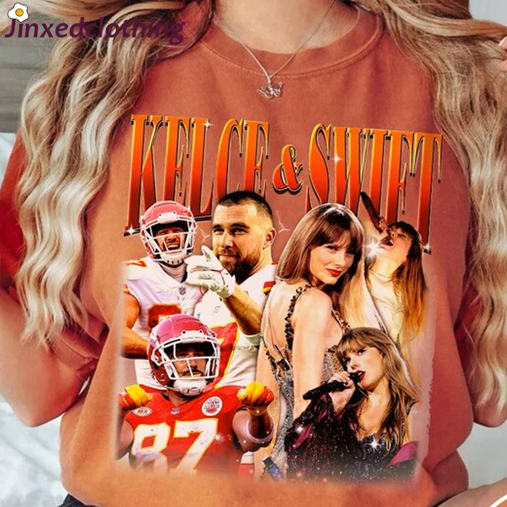 Official Kelce And Swift Comfort Colors Sweatshirt Taylor Fan Outfit 